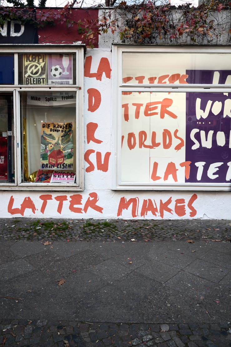 Sox Berlin Hannah Rath LETTERS LADDER LATTER MAKES WORDS SWORDS WORLDS