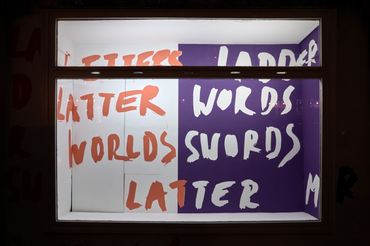 Sox Berlin Hannah Rath LETTERS LADDER LATTER MAKES WORDS SWORDS WORLDS