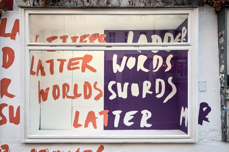 Sox Berlin Hannah Rath LETTERS LADDER LATTER MAKES WORDS SWORDS WORLDS